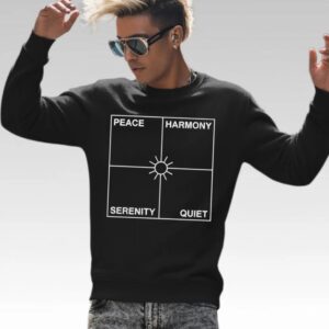 Boye Mafe Peace Harmony Serenity Quiet Shirt - Bigfirefashion