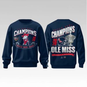 Ole Miss Rebels Allstate Sugar Bowl Champions University Of Mississippi Shirt Bigfire Fashion