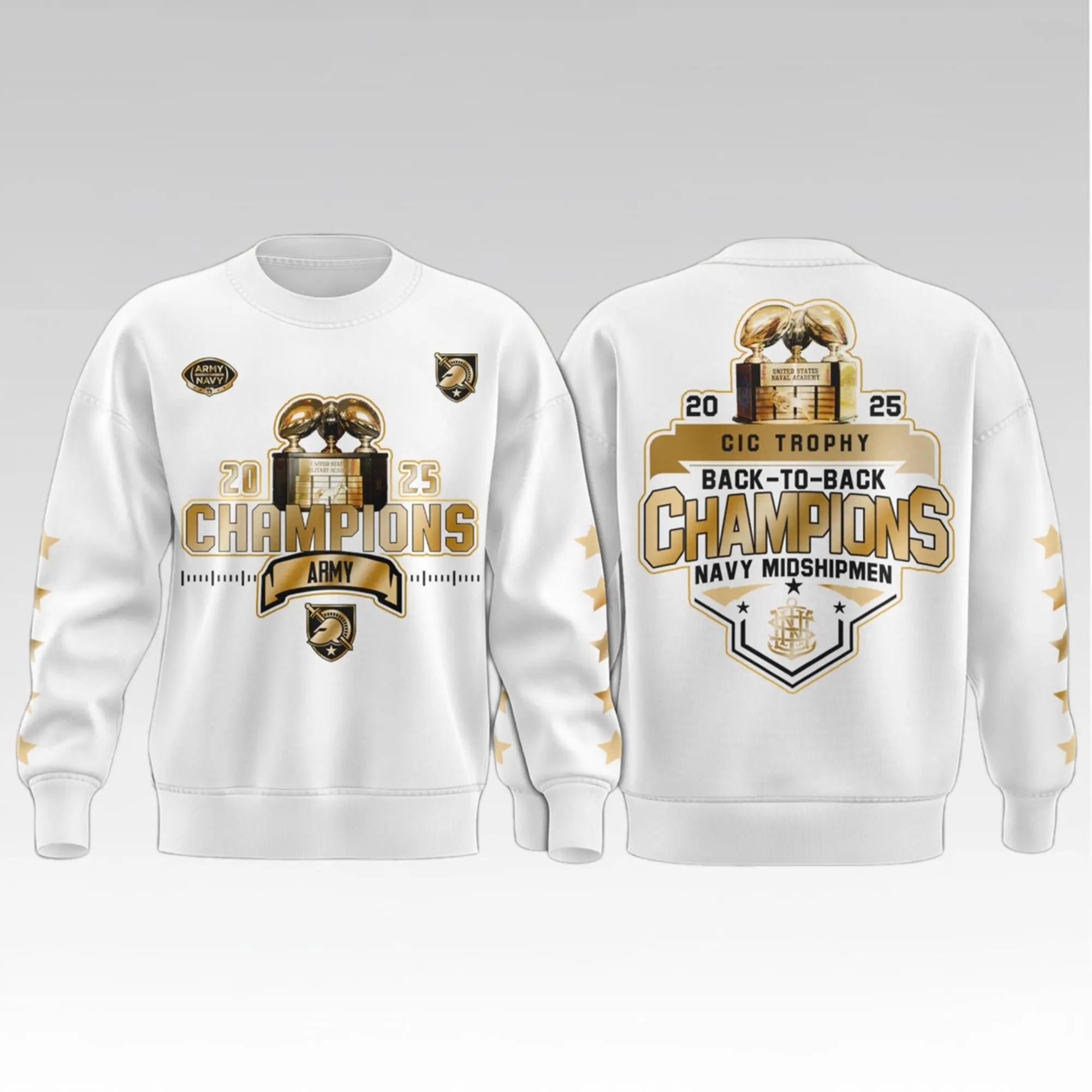 2025 Army Black Knights Back To Back Champions Sweatshirt 2 2025ArmyBlackKnightsBackToBackChampionsSweatshirt 2 1