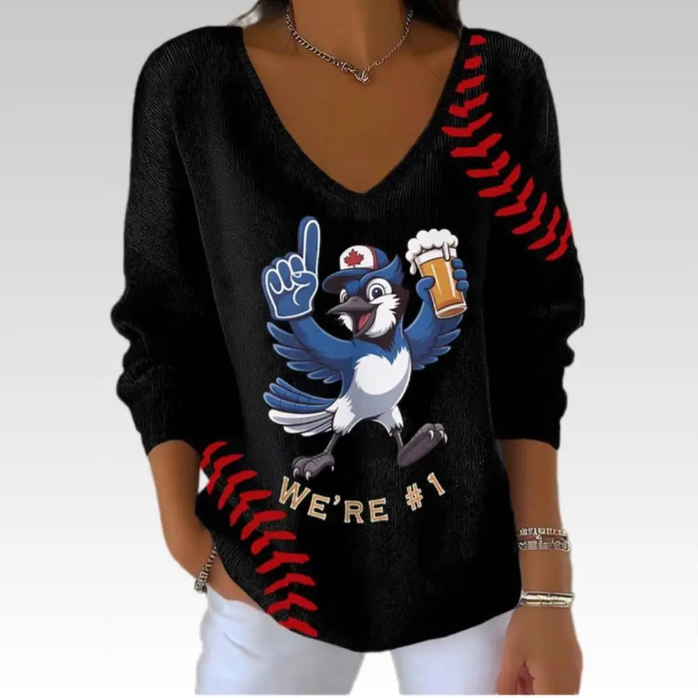 2025 Blue Jays We're 1 Sweatshirt 2 2025 Blue Jays We're 1 Sweatshirt - Bigfirefashion