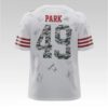 2025 George Kittle Park San Francisco 49ers Salute to Service Jersey - Bigfirefashion