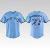 2025 Guerrero Jr Blue Jays World Series Baseball Jersey - Bigfirefashion