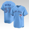 2025 Justin Bieber Wear Shane Bieber Jersey - Bigfirefashion
