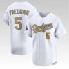 2025 LA Dodgers Freddie Freeman White Jersey - Bigfirefashion
