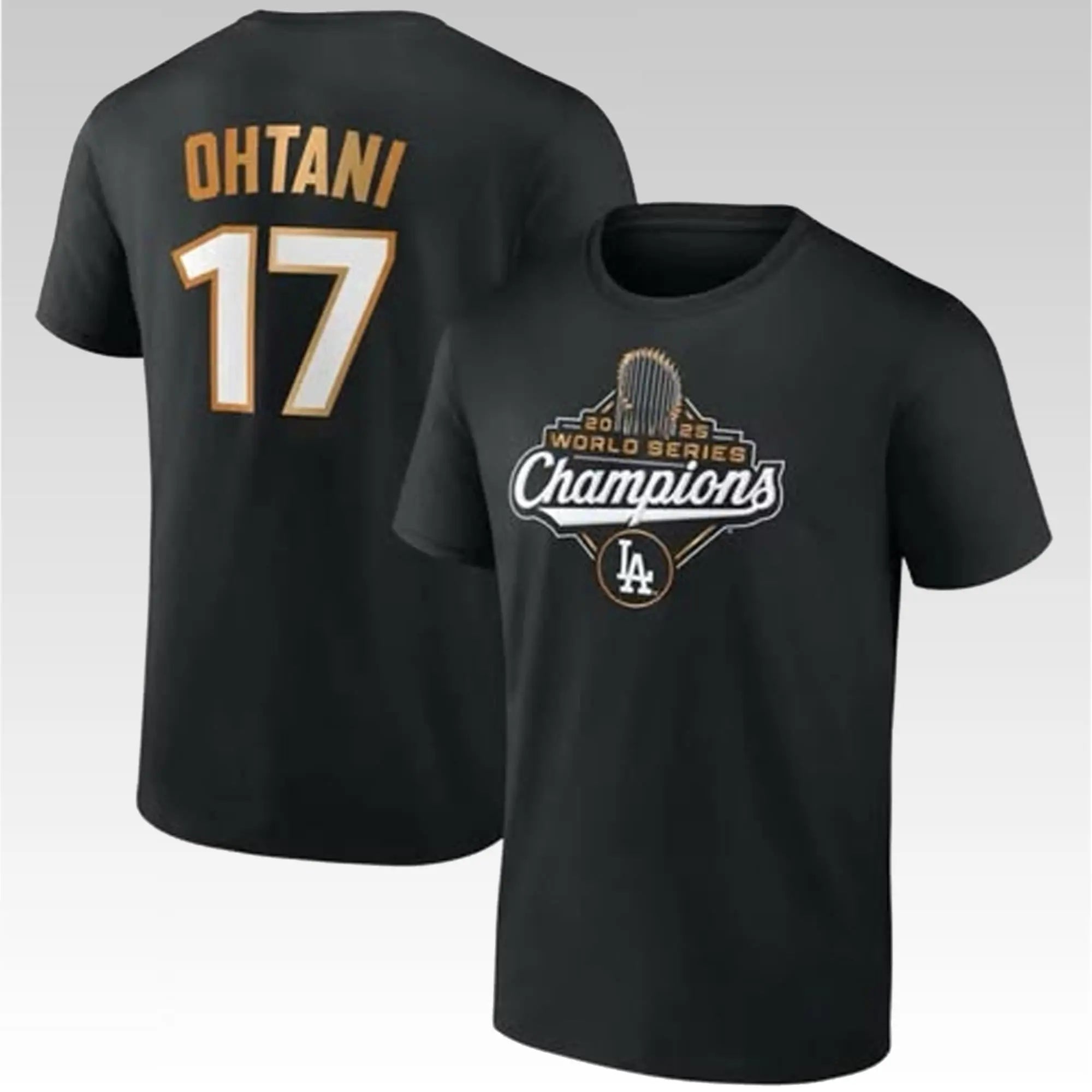 2025 LA Dodgers Ohtani 17 World Series Champions Win Shirt
