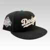 2025 Los Angeles Dodgers Black Scrip Viva Hat - Bigfirefashion