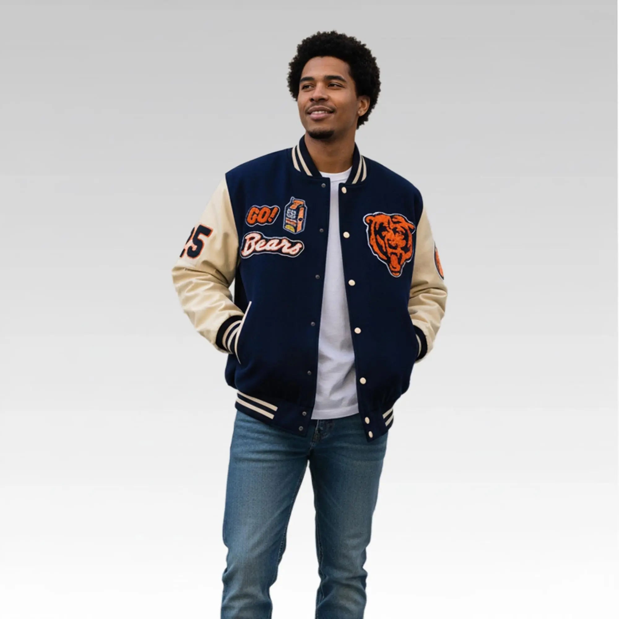 2025 Matas Buzelis Chicago Bears Jacket - Bigfirefashion