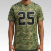 2025 Miami Hurricanes Military Camo Jersey - Bigfirefashion