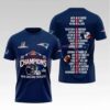 2025 NE Patriots AFC Champions Super Bowl Shirt - Bigfirefashion