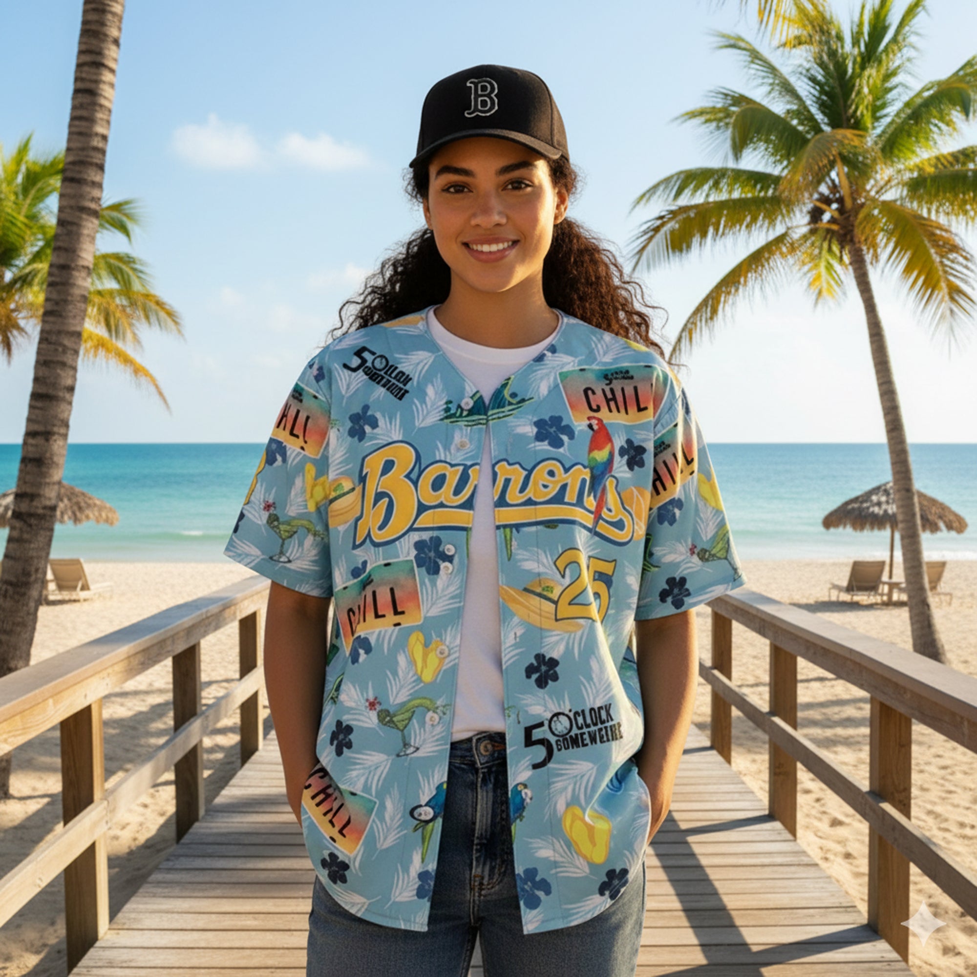 2025 Birmingham Barons Jersey 1