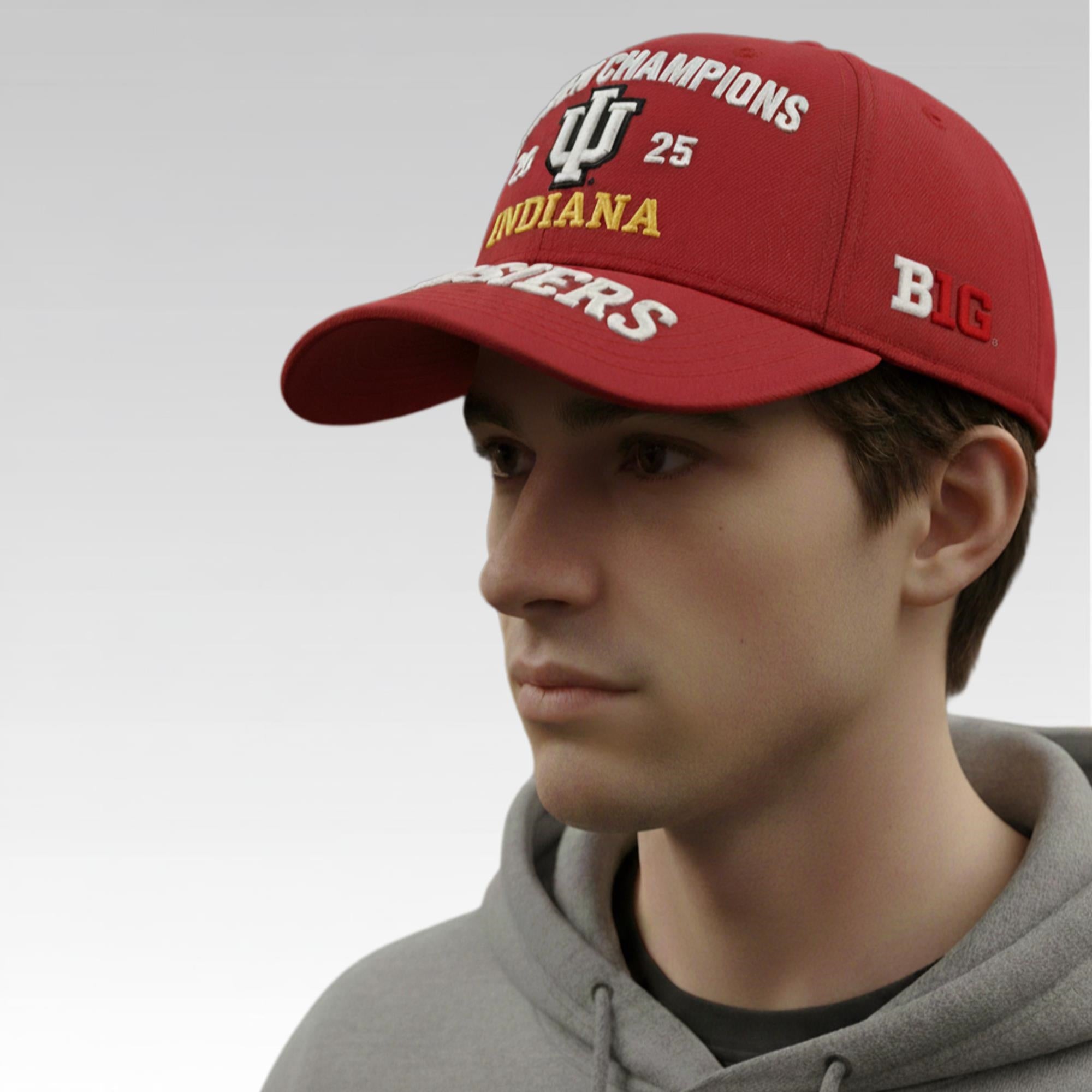 2025 Indiana Hoosiers Big Ten Champions Hat 2 1