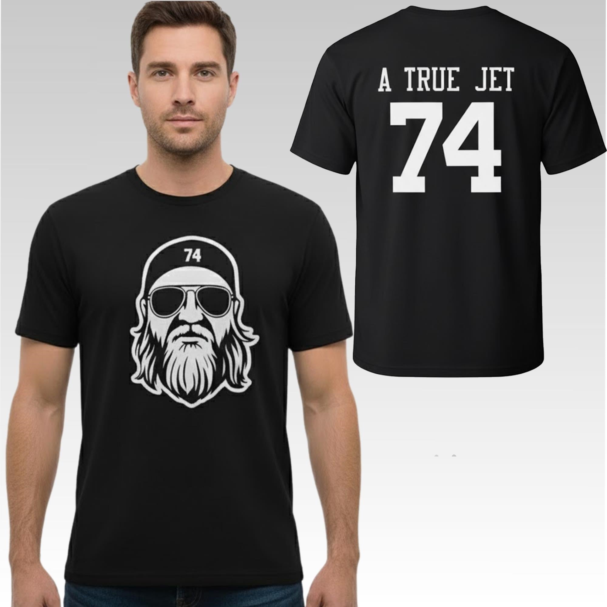 2025 New York Jets Nick Mangold A True Jet 74 Shirt 1 1