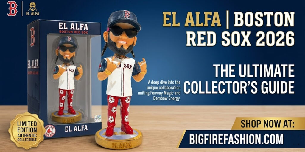 2026 Boston Red Sox El Alfa Bobblehead Giveaway Banner Blog