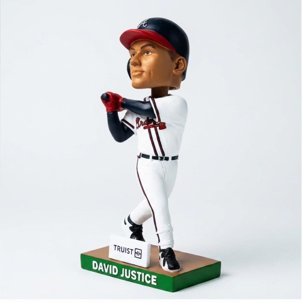 2026 Braves David Justice Bobblehead Giveaway - Bigfirefashion