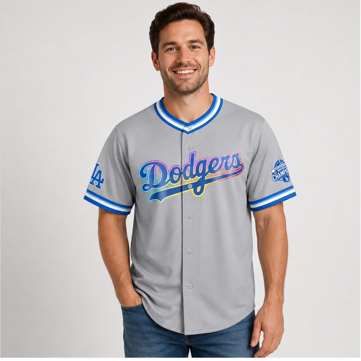 2026 LA Dodgers The Pride Of Champions Pride Night Jersey