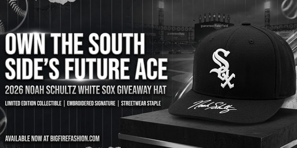 2026 Noah Schultz White Sox Hat Giveaway Banner Blog