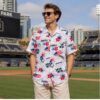 2026 San Diego Padres Patriotic Aloha Shirt Giveaway 1 2 1