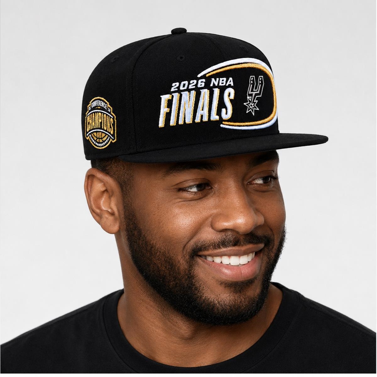 2026 Spurs Western Conference Finals Champions Locker Room Hat 2 2026 Spurs Western Conference Finals Champions Locker Room Hat 1 2 1