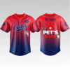 2026 Cubs Fur Family Pet Game Night Jersey - Bigfirefashion