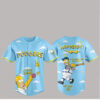 2026 LA Dodgers The Simpsons Wonderbat Homer For MVP Clouds Jersey