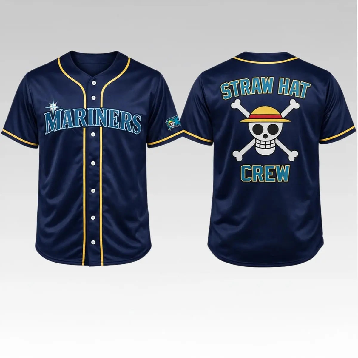 2026 Mariners Straw Hat Crew One Piece Jersey - Bigfirefashion