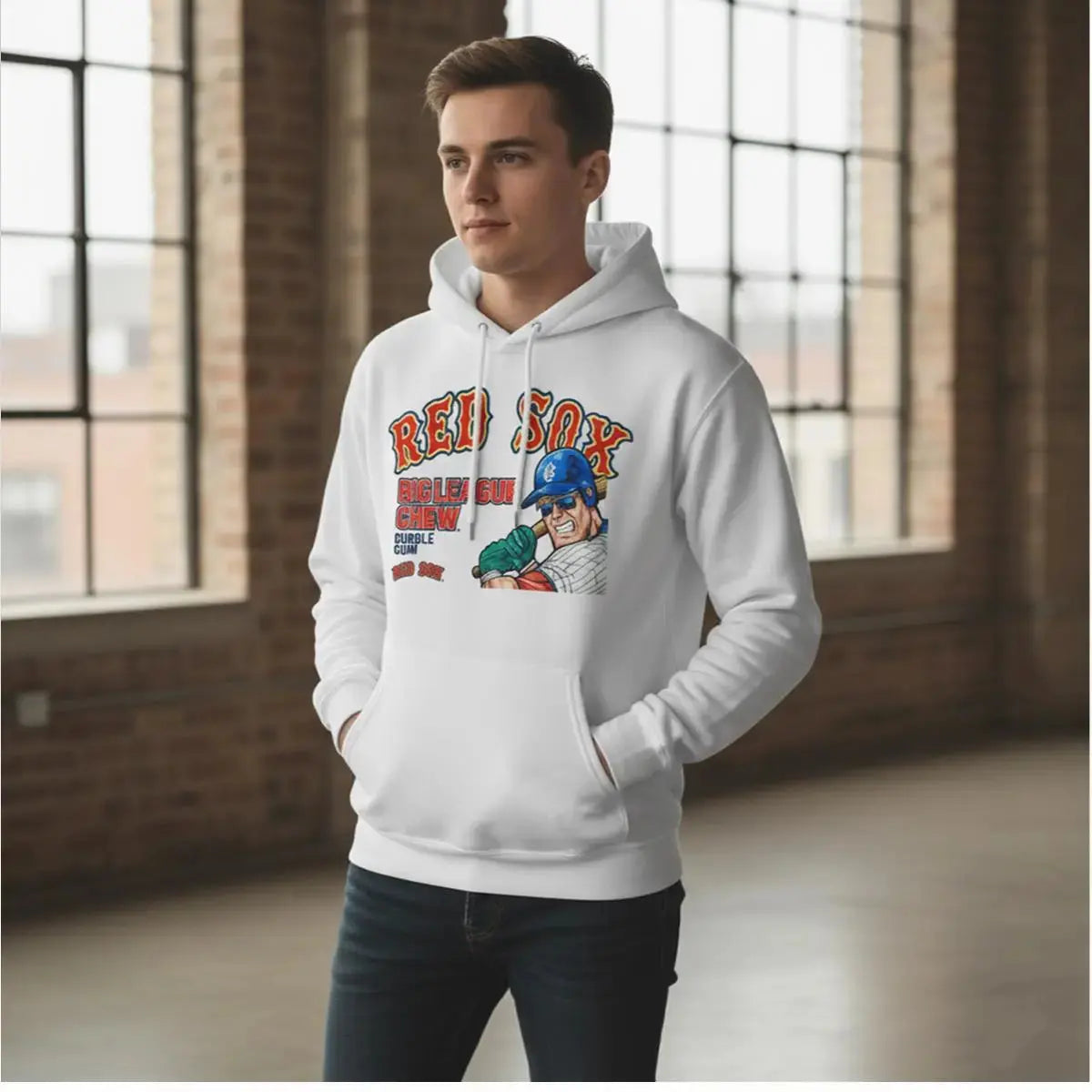 2026 Red Sox Big League Chew Bubble Gum Hoodie - Bigfirefashion