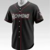 2026 Richmond Flying Squirrels Black Alternate Jersey - Bigfirefashion