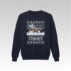 2026 Stuart Feiner Stella Blue Coffee Christmas Ugly Sweater Bigfirefashion