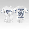 2026 Tigers Michigan Wolverines University Of Michigan Night Jersey - Bigfirefashion