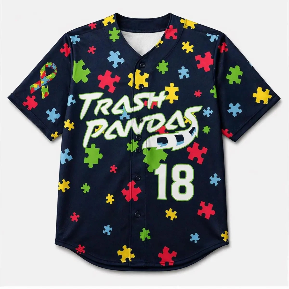 2026 Trash Pandas Autism Awareness Jersey Giveaway - Bigfirefashion