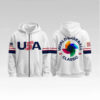 2026 USA Baseball World Baseball Zip Hoodie - Bigfirefashion