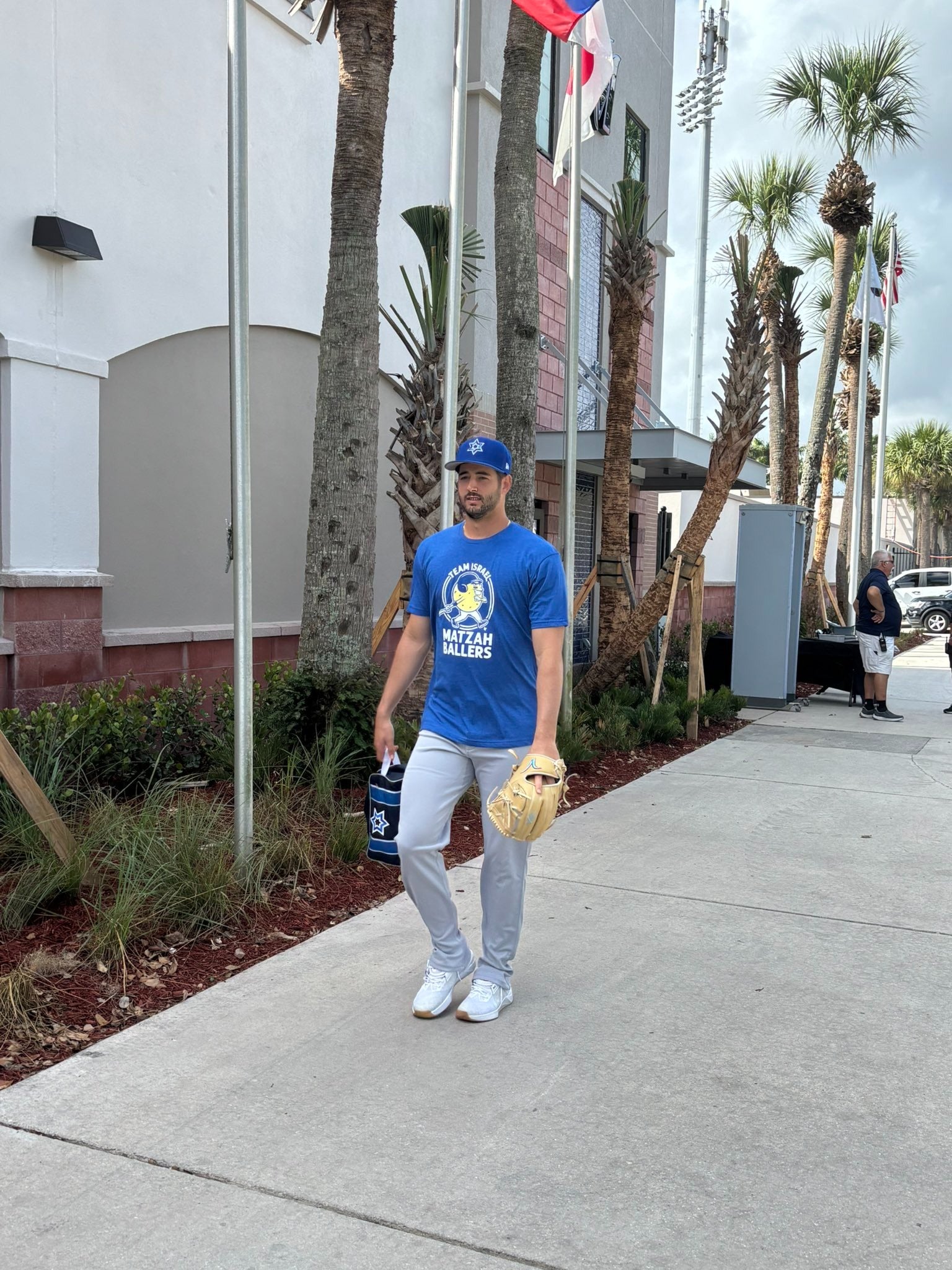 2026 Matt Harvey Matzah Ballers Team Israel Shirt 2