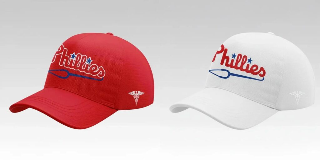 2026 Philadelphia Phillies Healthcare Appreciation Night Hat Banner Blog 0346a102 a00f 4923 8650 e49e4d37263e