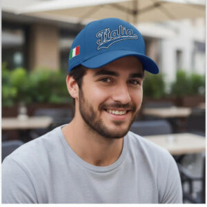 Italia Baseball World Baseball 2026 Hat - Bigfirefashion