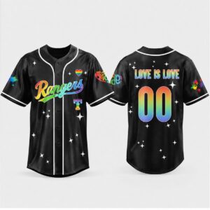 2IikfmSF 2026 Texas Rangers Love Is Love Pride Jersey 2 1