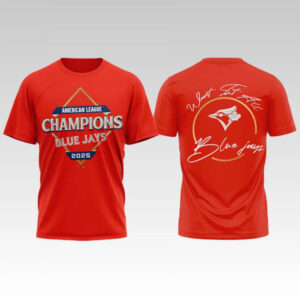 2025 Toronto Blue Jays AL Champions Red Shirt - Bigfirefashion