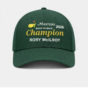 2026 Masters Golf Back To Back Rory McIlroy Champion Hat