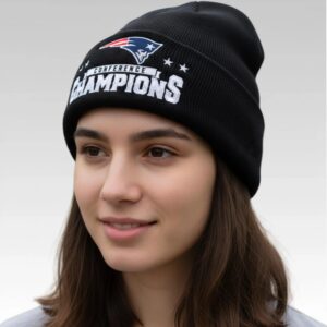 2026 Patriots AFC Bowl LIX Conference Champions Beanie Hat - Bigfirefashion