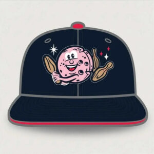 2026 Jersey Shore BlueClaws Pork Rollers Giveaway Hat - Bigfirefashion