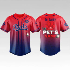 2026 Cincinnati Reds Fur Family Pet Game Night Jersey - Bigfirefashion