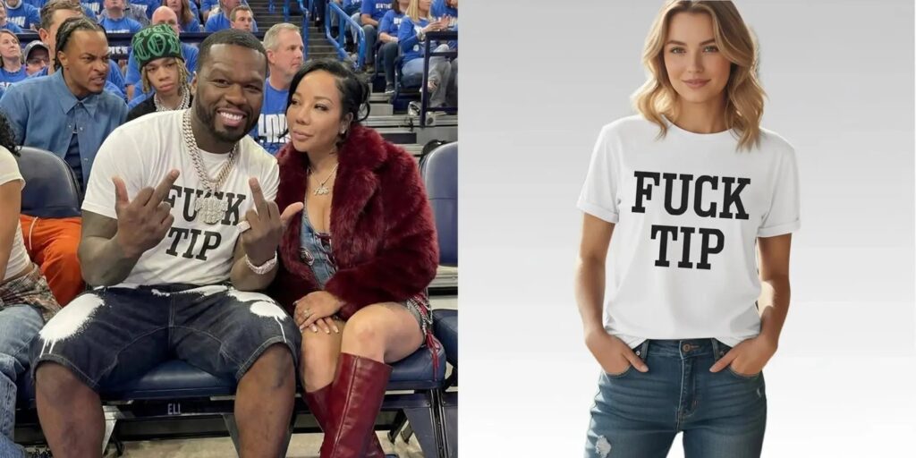 50 Cent’s ‘Fuck Tip’ Shirt Is Going Viral — Here’s Why Everyone’s Talking About It 1 50Cent Fuck Tip Shirt bb21acae f470 4a8c ab31 f0a40d0acf21