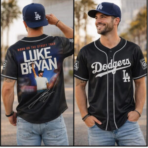 2026 LA Dodgers Luke Bryan Word On The Street Tour Jersey - Bigfirefashion