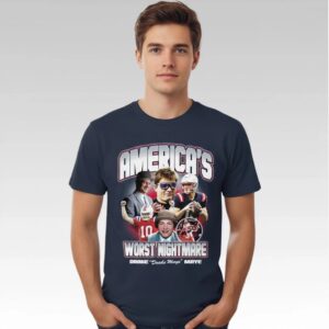 2026 America's Worst Nightmare Drake Maye Shirt - Bigfirefashion