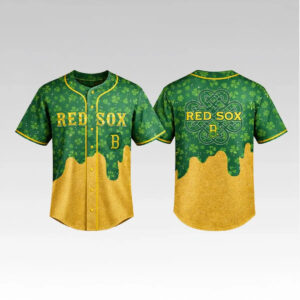 2026 Boston Red Sox Patrick's Day Jersey - Bigfirefashion