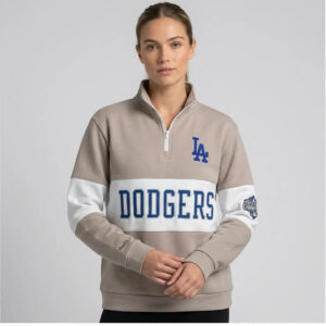2026 LA Dodgers Women's Night Quarter Zip Sweater Giveaway