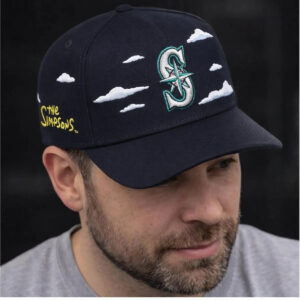 2026 Seattle Mariners The Simpsons Clouds Hat