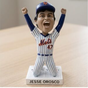 2026 Mets 1986 Iconic Moments Jesse Orosco Bobblehead Giveaway
