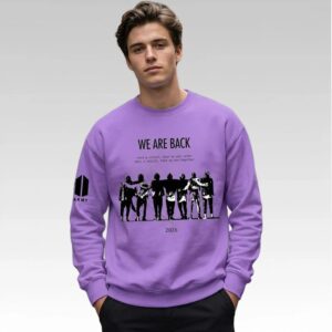 2026 BTS Army We Are Back What A Relief That We Are Seven Sweatshirt Bigfirefashion
