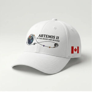 Artemis 2 To The Moon And Beyond Canada Flag Hat