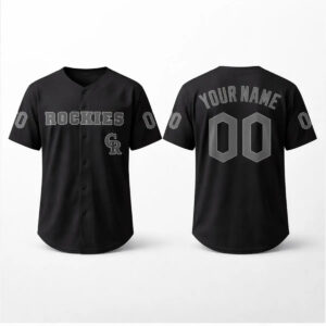 Colorado Rockies Blackout 2026 Jersey